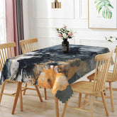 Lofaris Black Ink Wash Painting Party Square Tablecloth